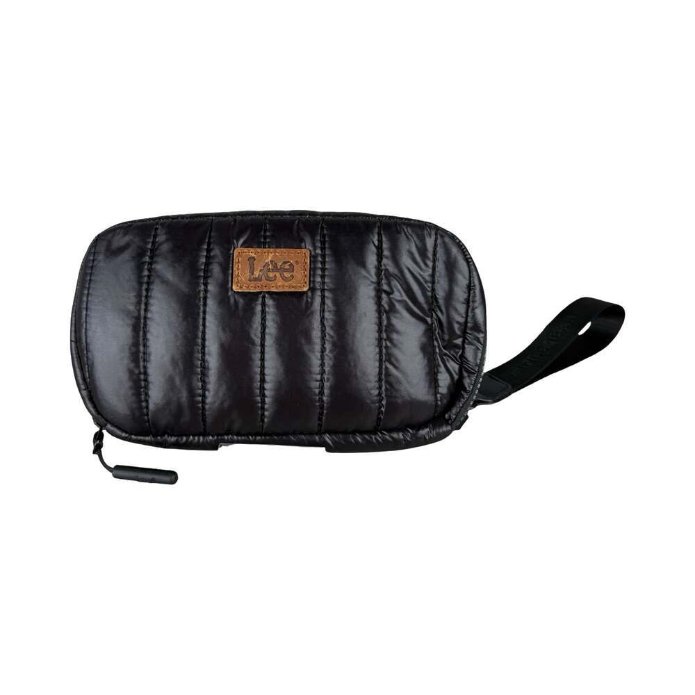 Lee Quilted Puffer Crossbody Bag Black NWOT